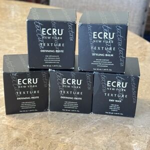 5 Ecru New York Texture Defining Paste, Dry Wax, Styling Balm Lot New Hair Gel